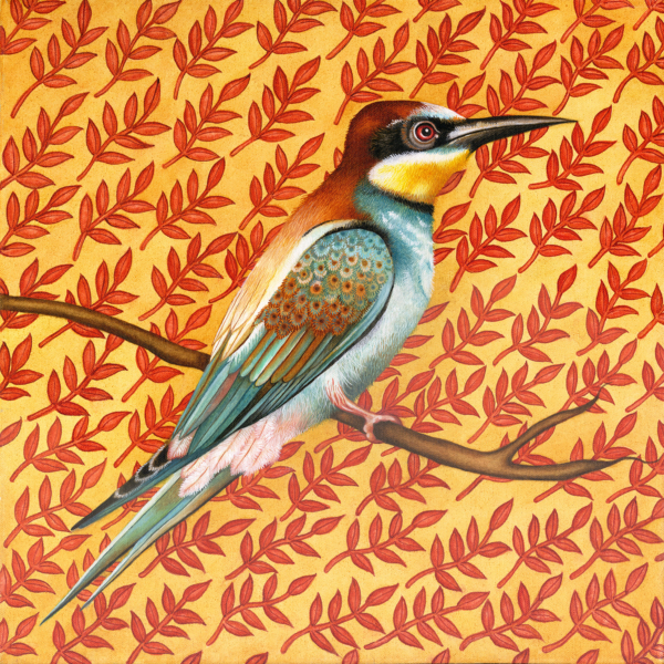 Db-patterend-bee-eater-original-painting
