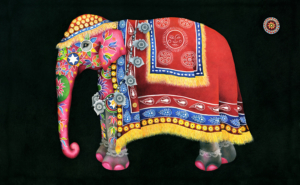 Db-red-elephant-original-painting