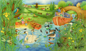 Db-river-boat-ride-original-painting